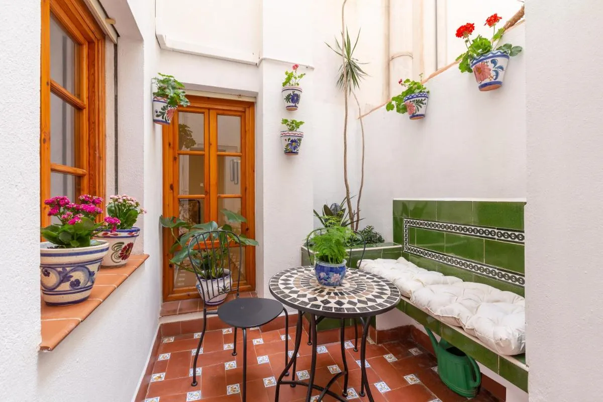Image 1 of Bright apartment with patio and balconies in the center
