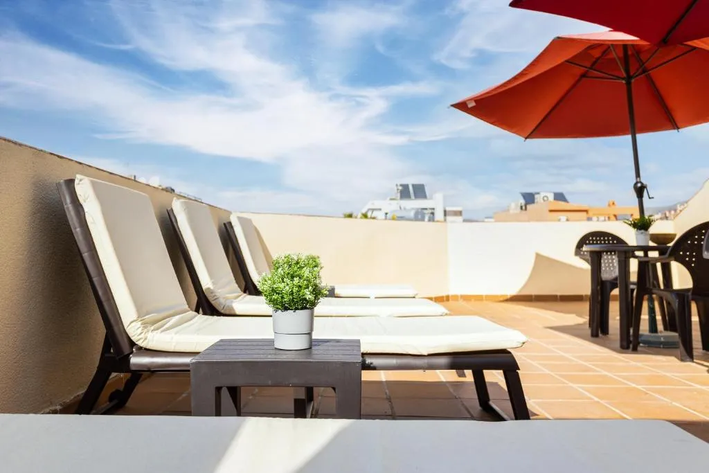 Image of Holidays2Malaga Montesa 700m from the beach Rooftop terrace