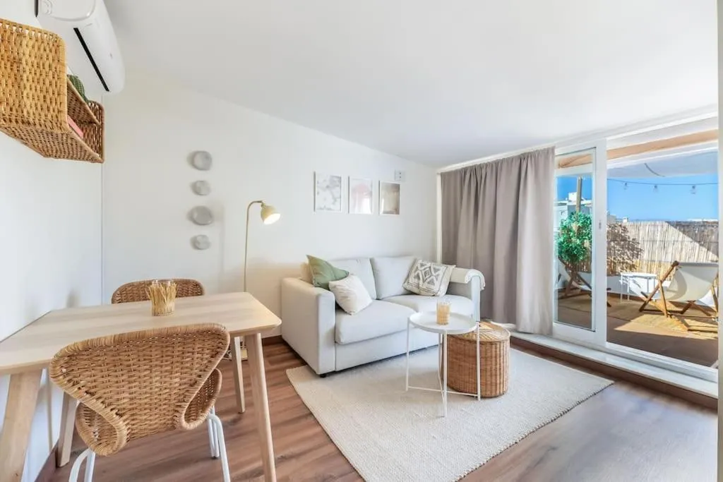 Image of Urban Charm Rooftop Apartment with Vista