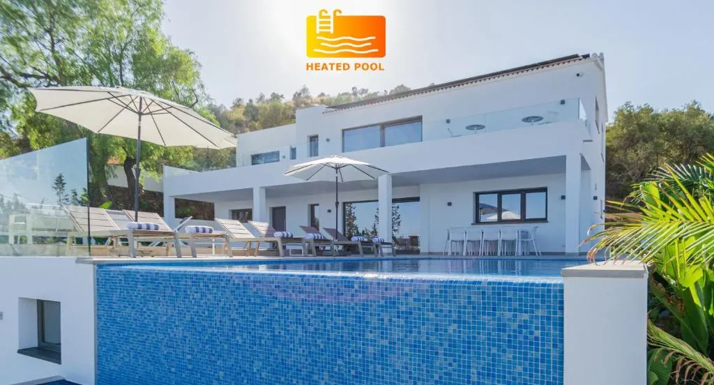 Image of Villa with Panoramic Sea View Heated Infinity Saltwater Pool – Happyplace Malaga